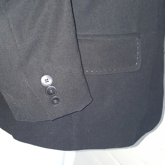 Calvin Klein size 6 jet black classic blazer - Picture 4 of 6
